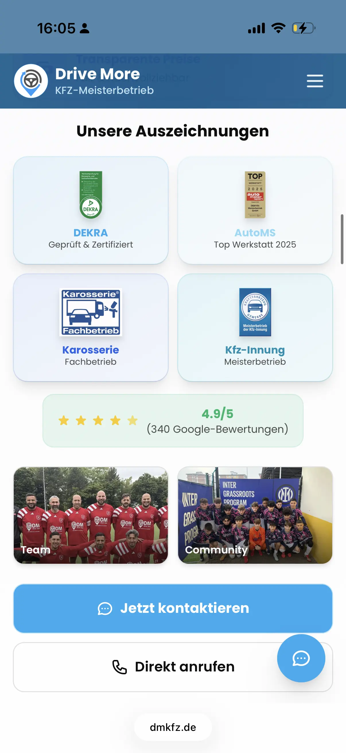 Vorteile & Alleinstellungen - Neue Website