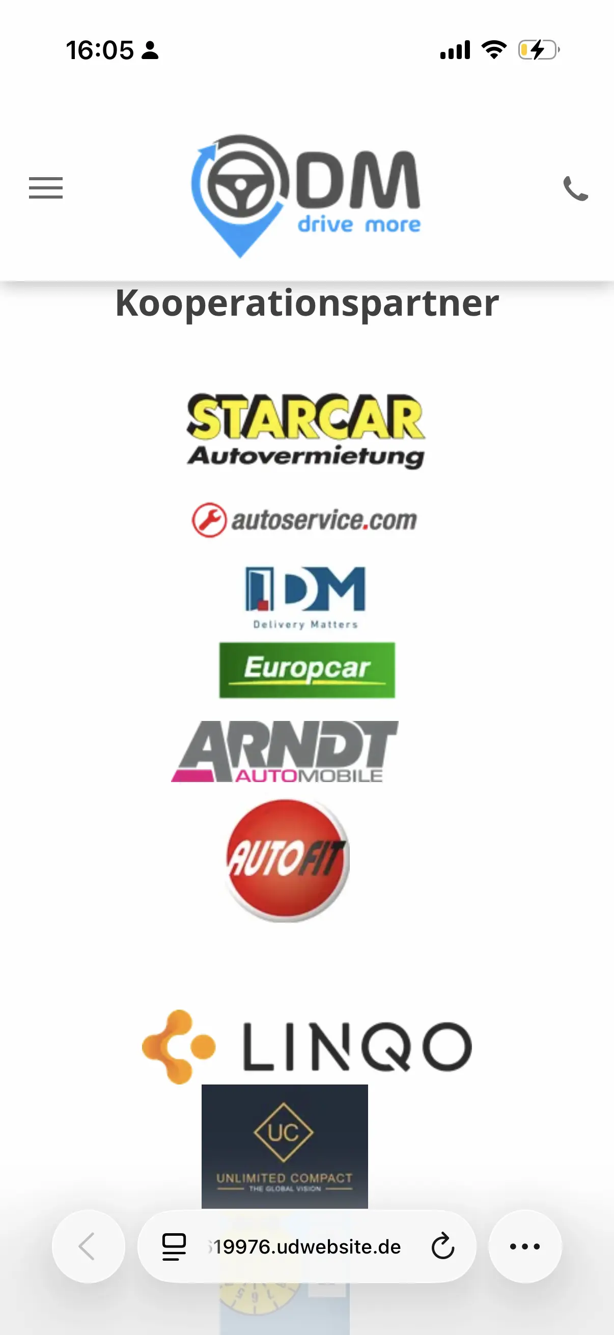 Vorteile & Alleinstellungen - Alte Website